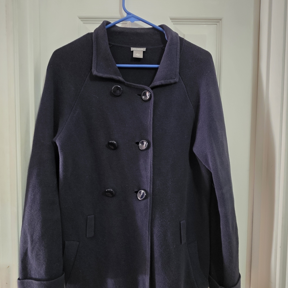 Ann Taylor Midnight Blue Pea Coat